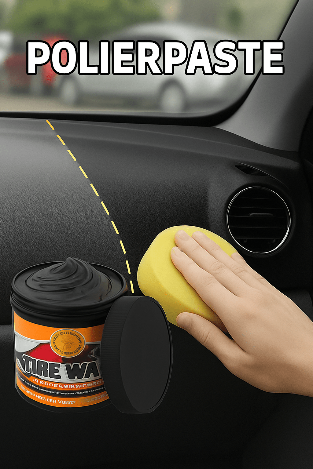 Autolack-Glanz & Kunststoff-Pflege-Set