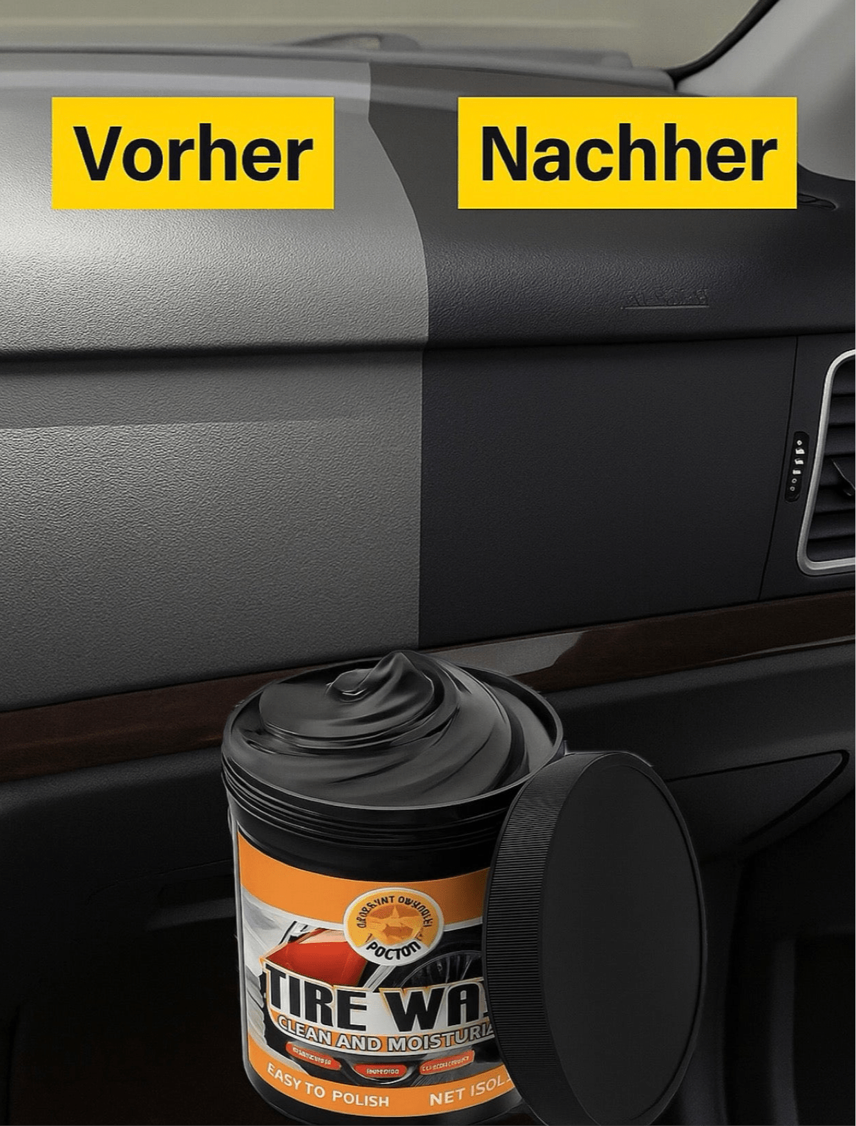 Autolack-Glanz & Kunststoff-Pflege-Set