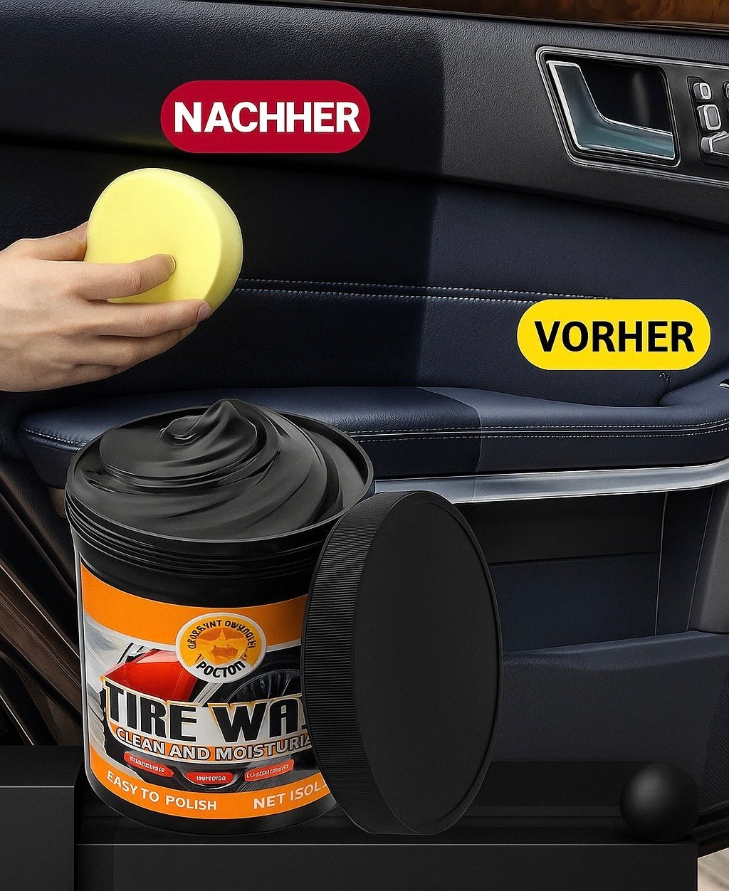 Autolack-Glanz & Kunststoff-Pflege-Set